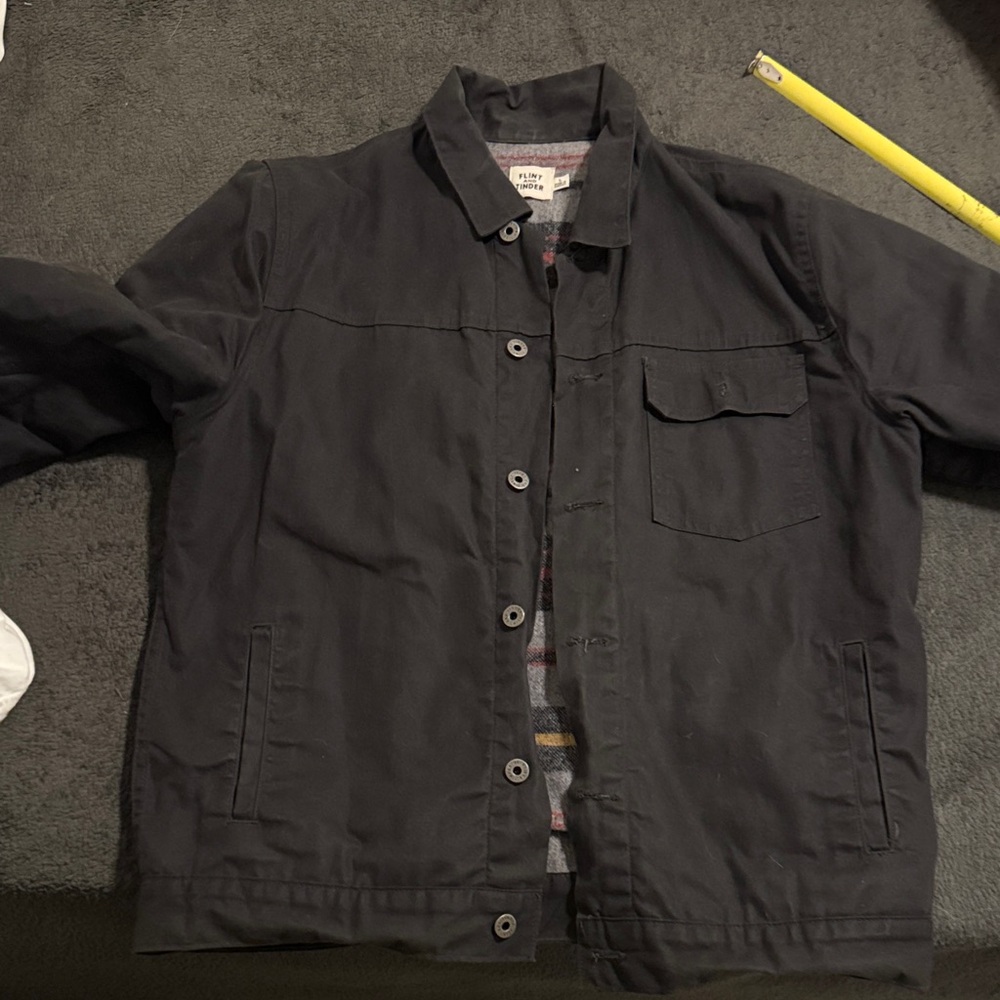 Men's Lightweight Black Shirt Jacket